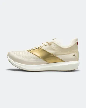 Cloud Feel Tracksmith Eliot Racer - Ivory/Gold