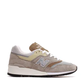 New Balance Unisex Made in USA 997 Light Mushroom U997MG leather - upper - feature shoes