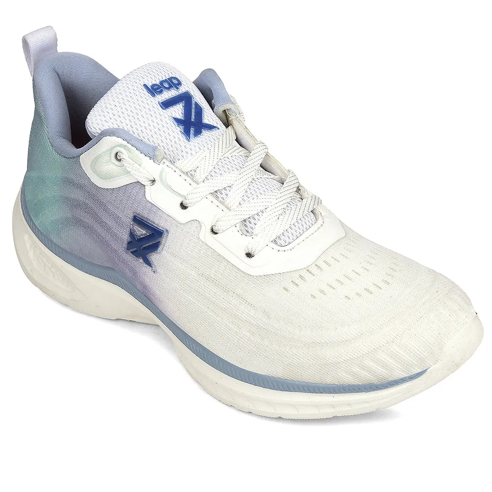 Soft foam adult running shoes Leap7x Purple Sports Lacing Running Shoes For Women RWL-58 By Liberty