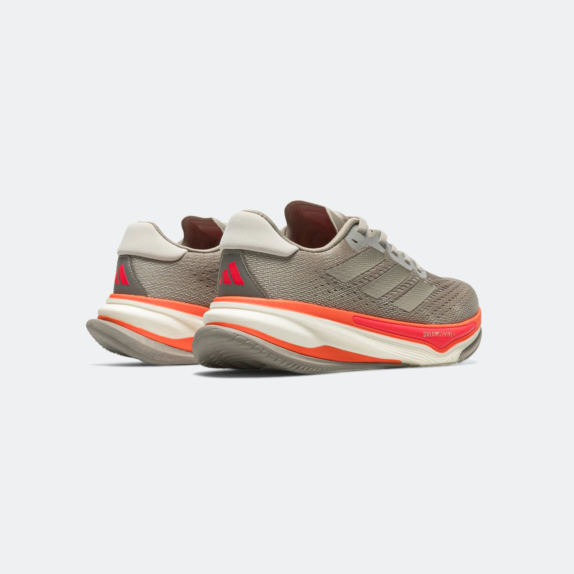 Mens Supernova Prima - Putty Beige/Cyber Metallic-Lucid Red Airport Walk Current Jog