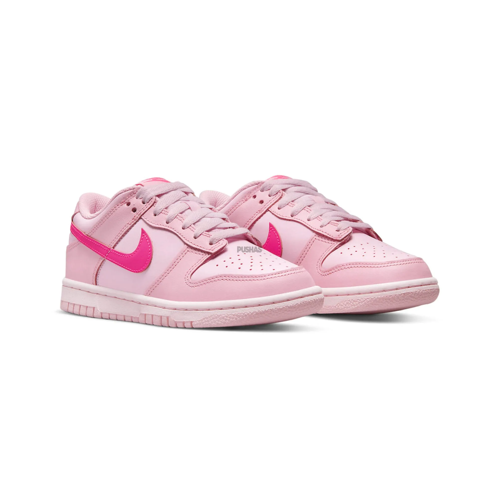 Nike Dunk Low 'Triple Pink' GS (2022) perforated upper Ergo Sole