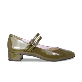 Path Jog Orla: Khaki Patent Leather