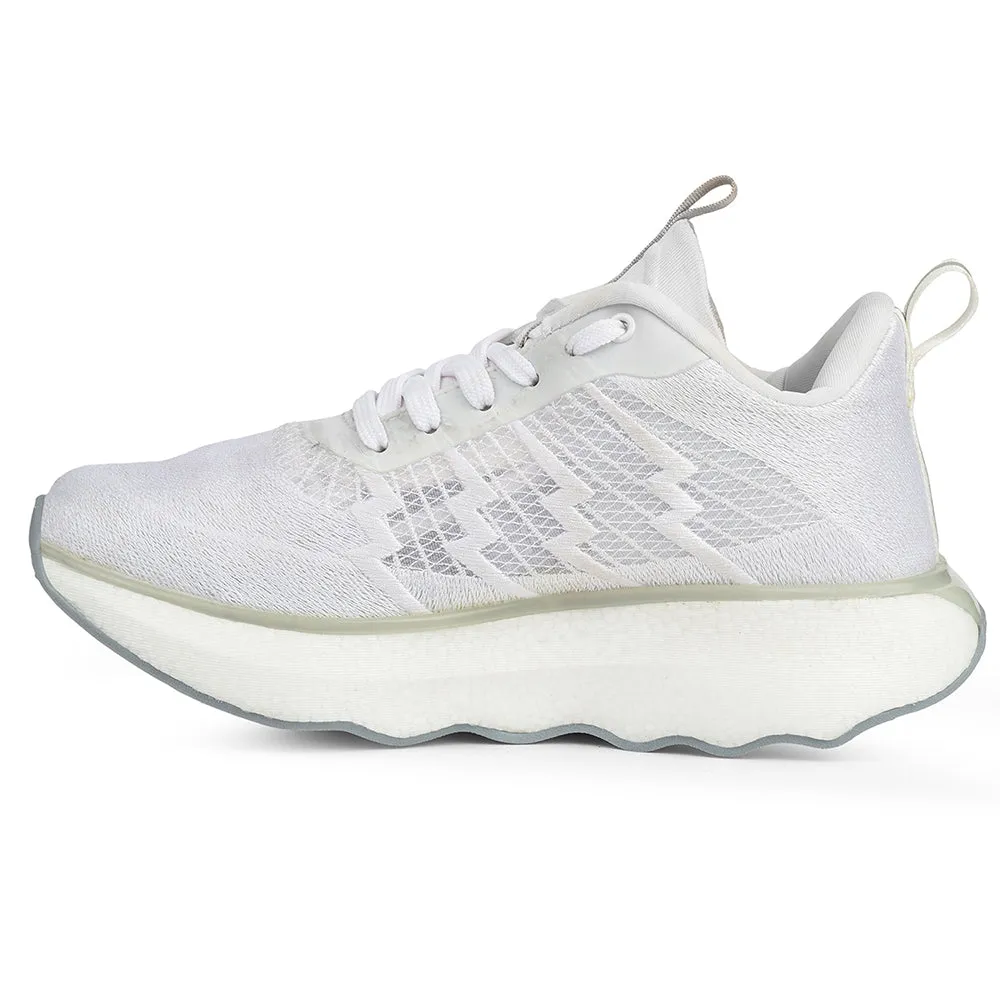 Leap7x White Sports Lacing Running Shoes For Men GHD-102 By Liberty better stability