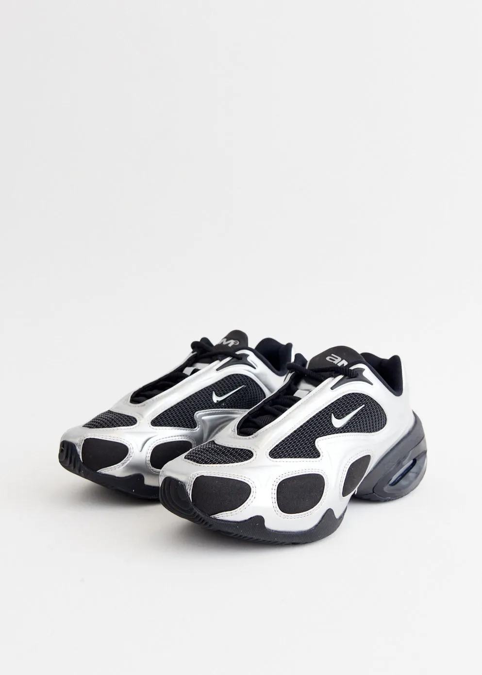 Child Pace Cool Fit Women's Air Max Muse 'Black Metallic Silver' Sneakers