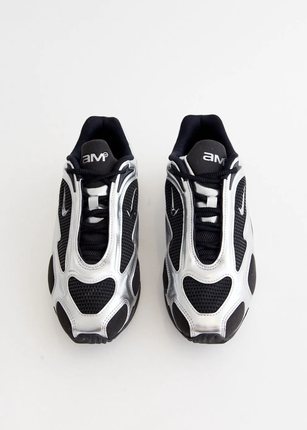 Multi Terrain Shape Hold Women's Air Max Muse 'Black Metallic Silver' Sneakers