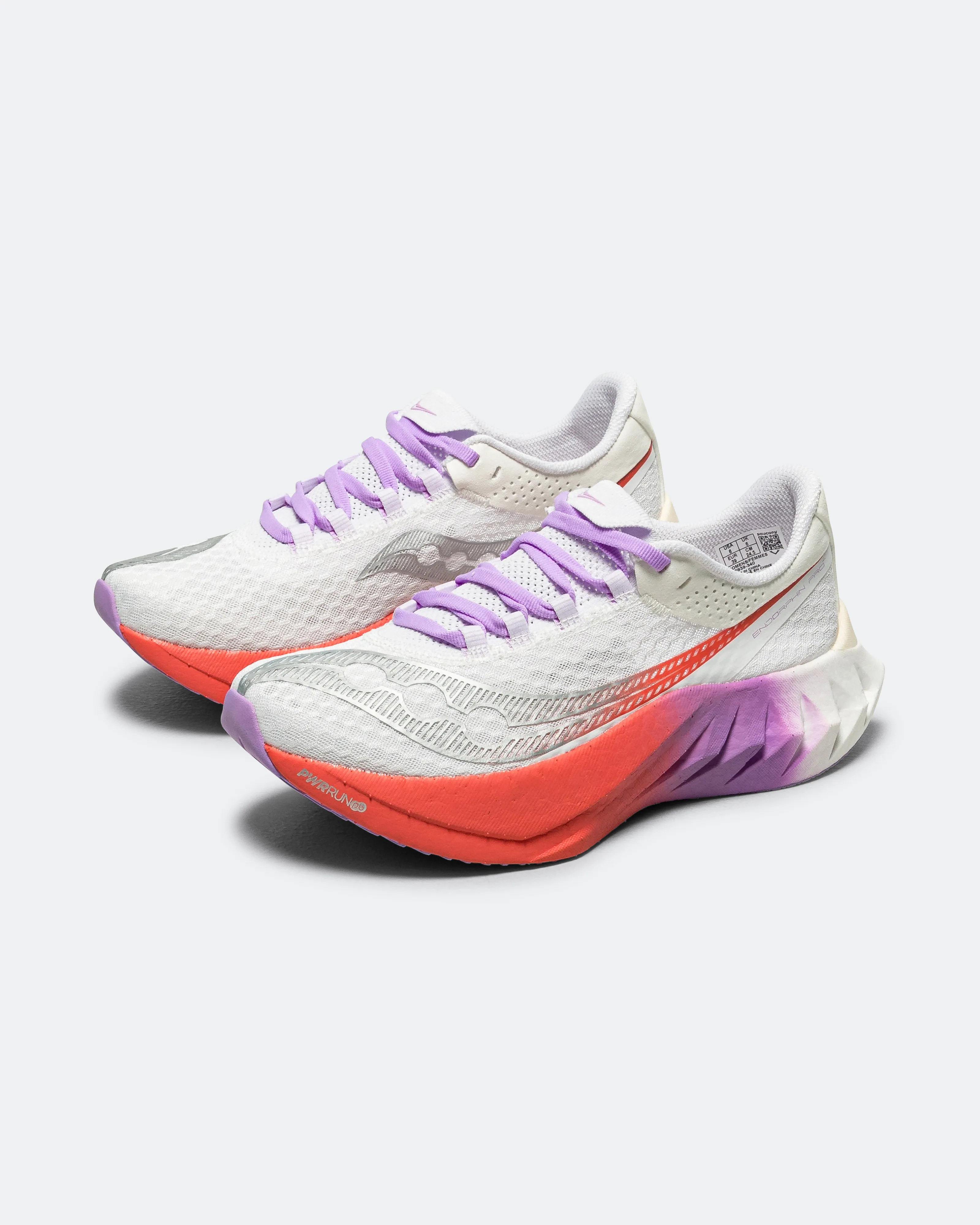 Womens Endorphin Pro 4 - White/Crocus Slim Build