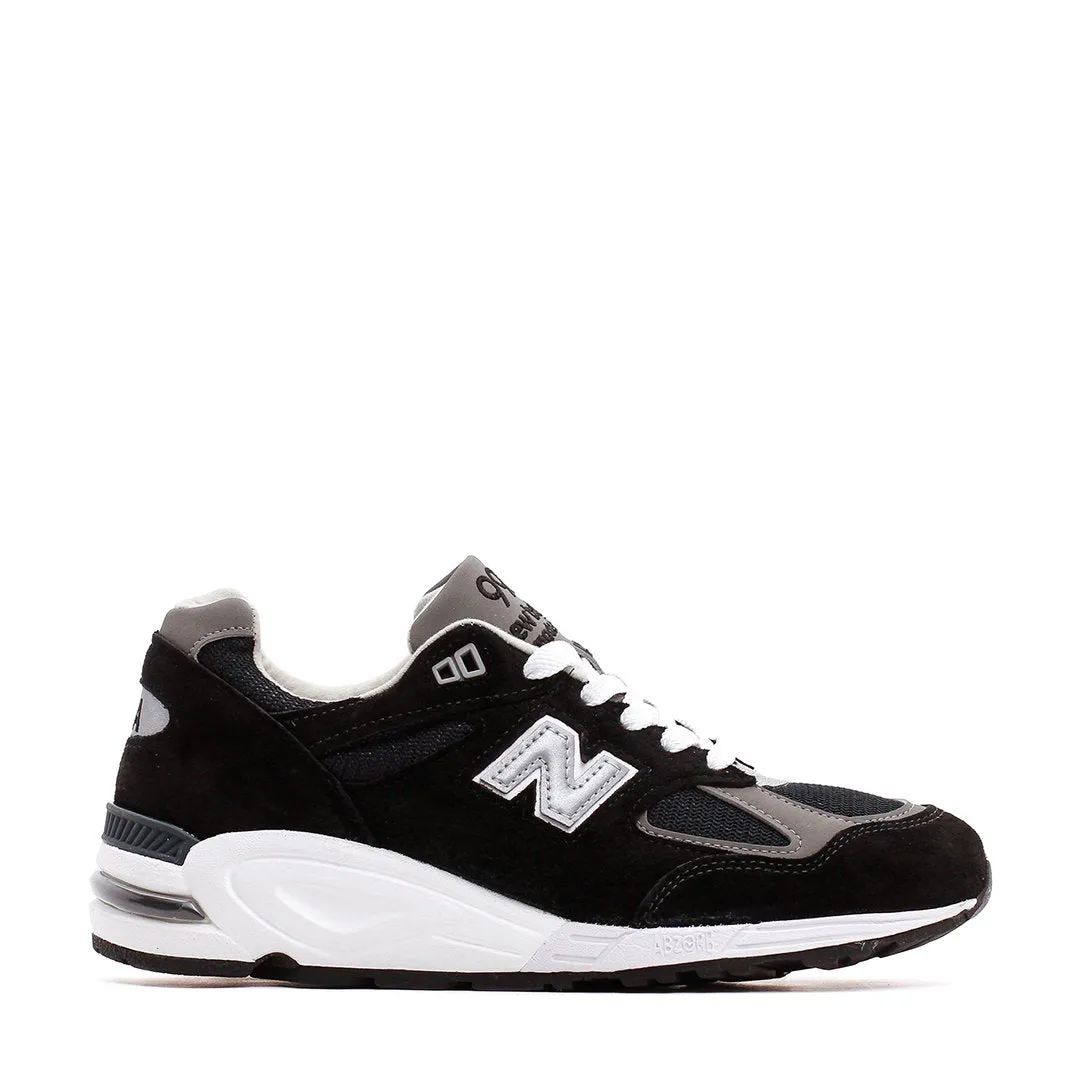New Balance Men 990v2 Black Made In USA M990BL2 Natural Running Motion running beginner shoes