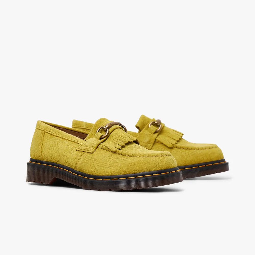 Dr. Martens Adrian Snaffle Loafer / Moss Green Flexible Sole Design Moisture Wicking Sockliner