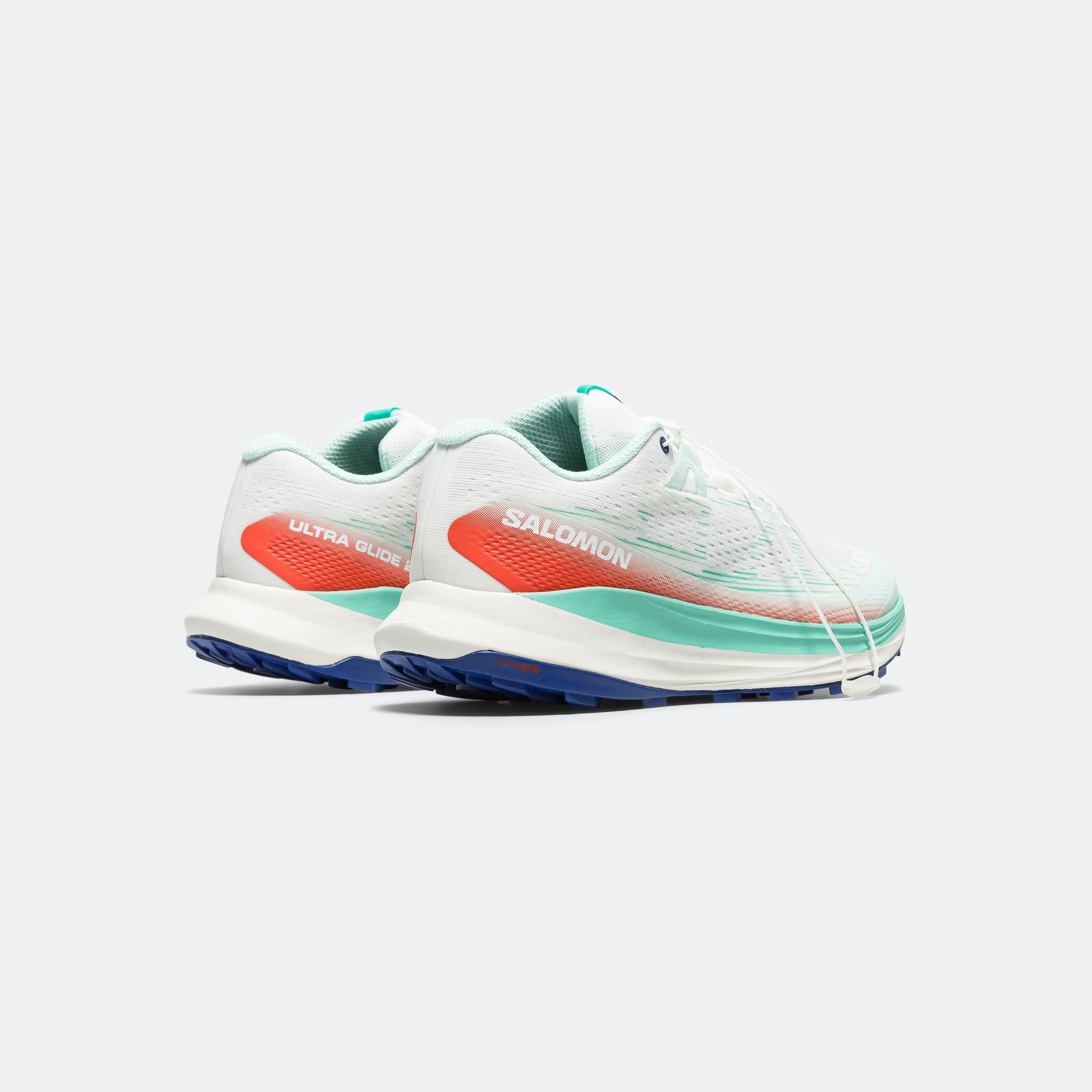 platform Adaptive Lacing System Womens Ultraglide 2 - White/Electric Green