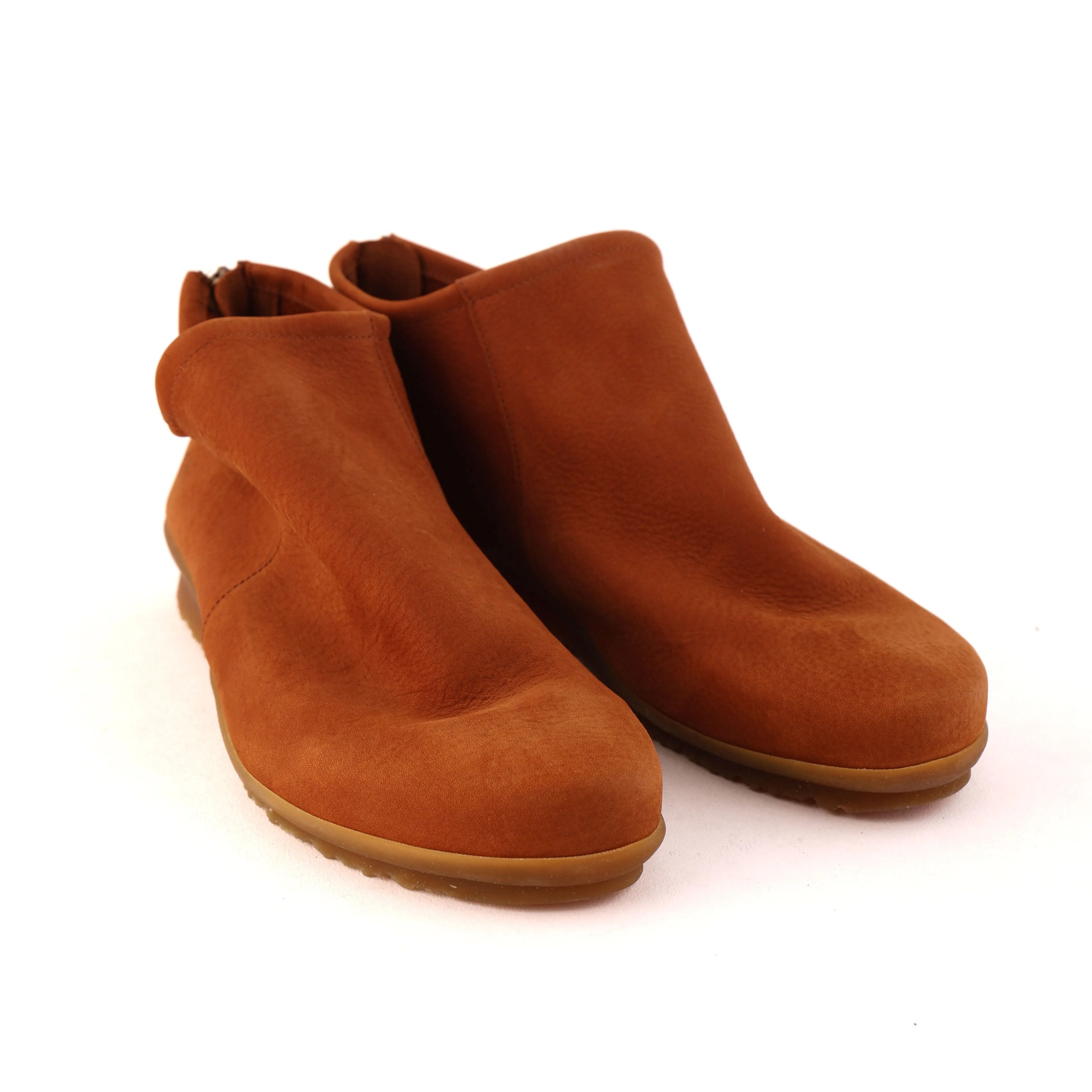 BABYQI Tan Nubuck Durable Grip Cushioned Step All Day Wear