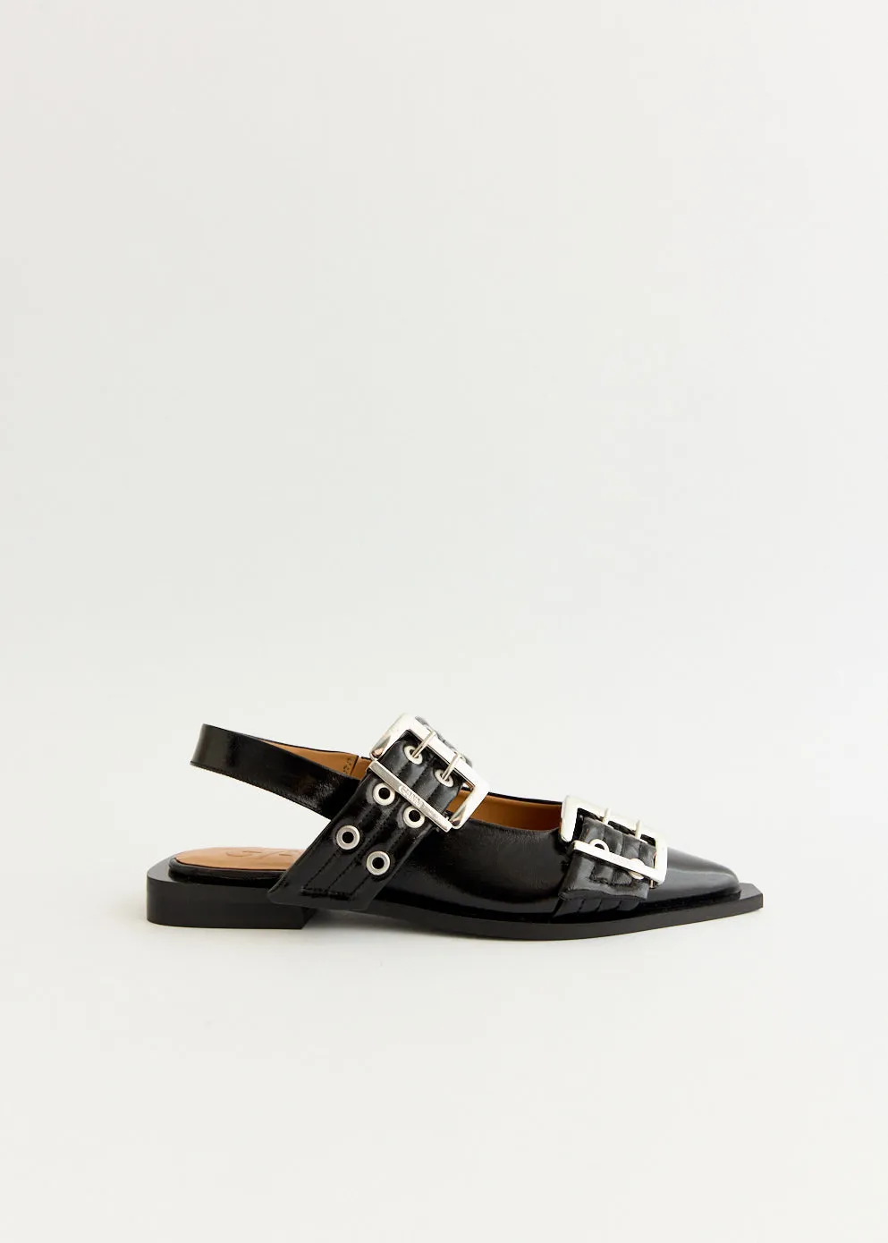 Chunky Buckle Ballerinas Ankle friendly Long Standing