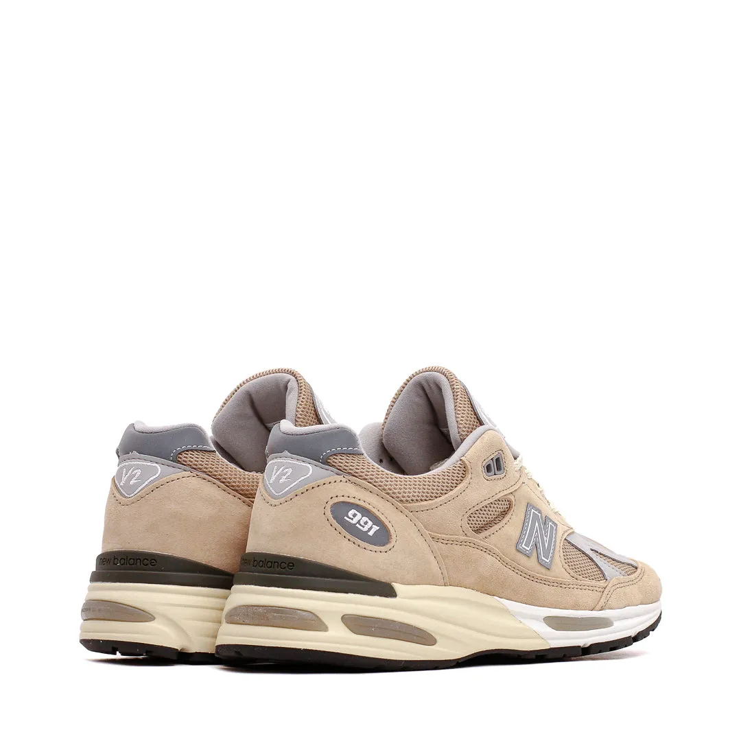 New Balance Unisex Made in UK 991v2 Cuban Sand U991BE2 plyometric - training running shoes stain - resistant