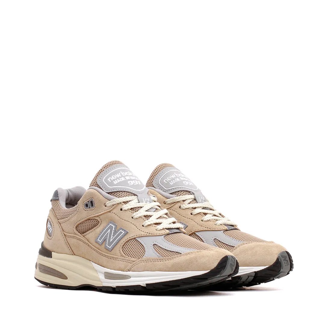 New Balance Unisex Made in UK 991v2 Cuban Sand U991BE2 bamboo - fiber - shoes Blown Rubber