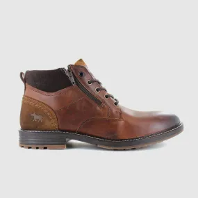 Nash Lace Up Boots Cognac Western Ride