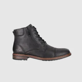 Anti microbial coating Artisan Market Carrington Lace Up Boots Black