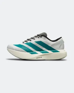Mens Adizero Evo SL - Cloud White/Pure Teal-Grey Four City Style