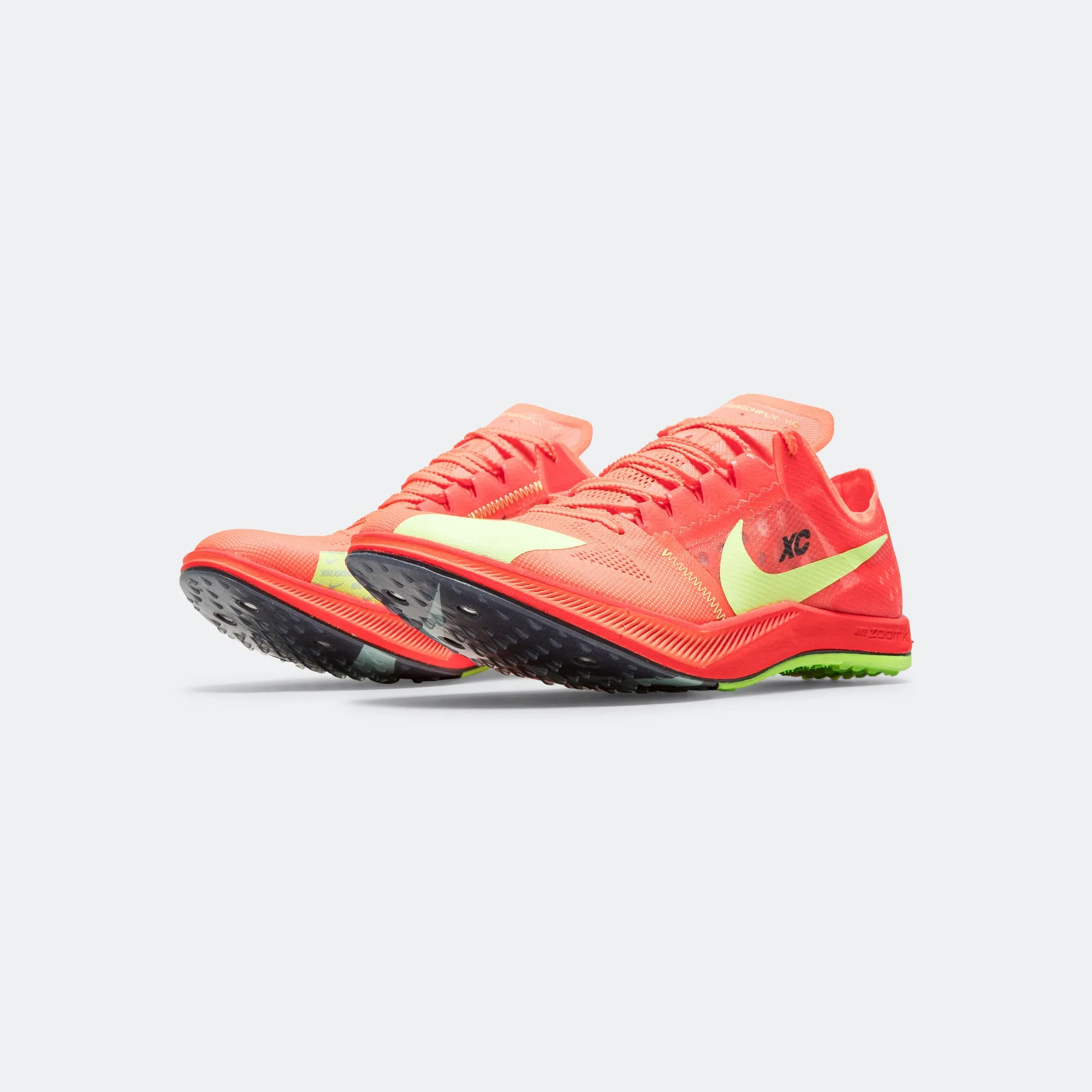 Snow Hike Reinforced Eyelet Durability ZoomX Dragonfly XC - Hyper Orange/Lime Blast-Bright Crimson