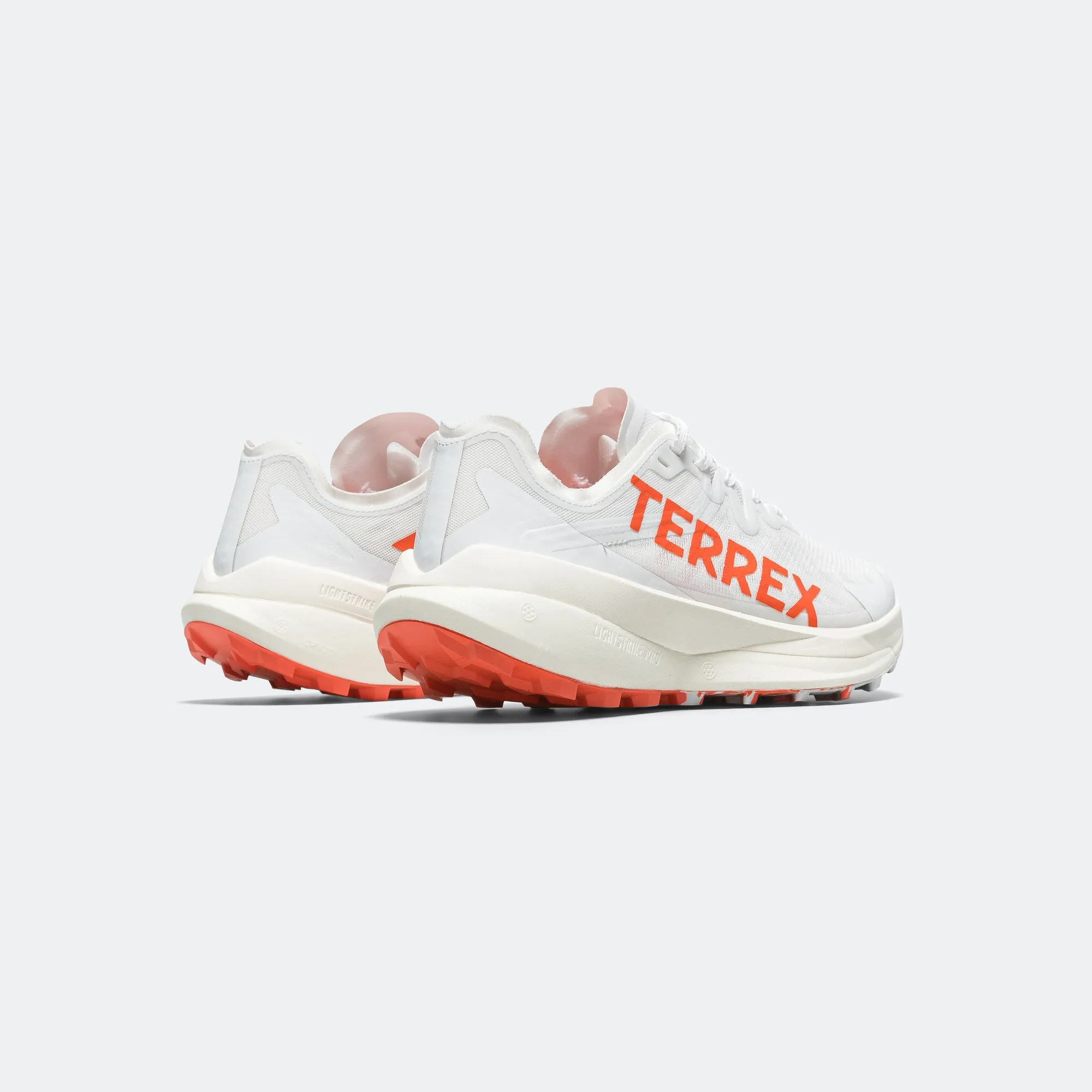 Dusk Run Mens Terrex Agravic Speed - Dash Grey/Impact Orange-Cloud White