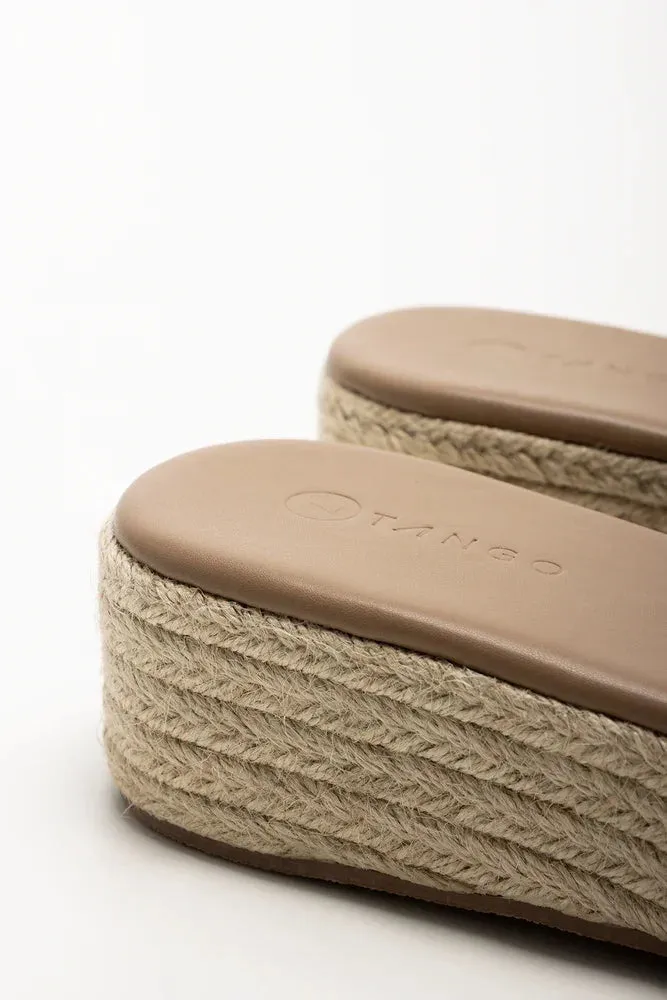 Wedge Mule Sandal Black Confidence Spark