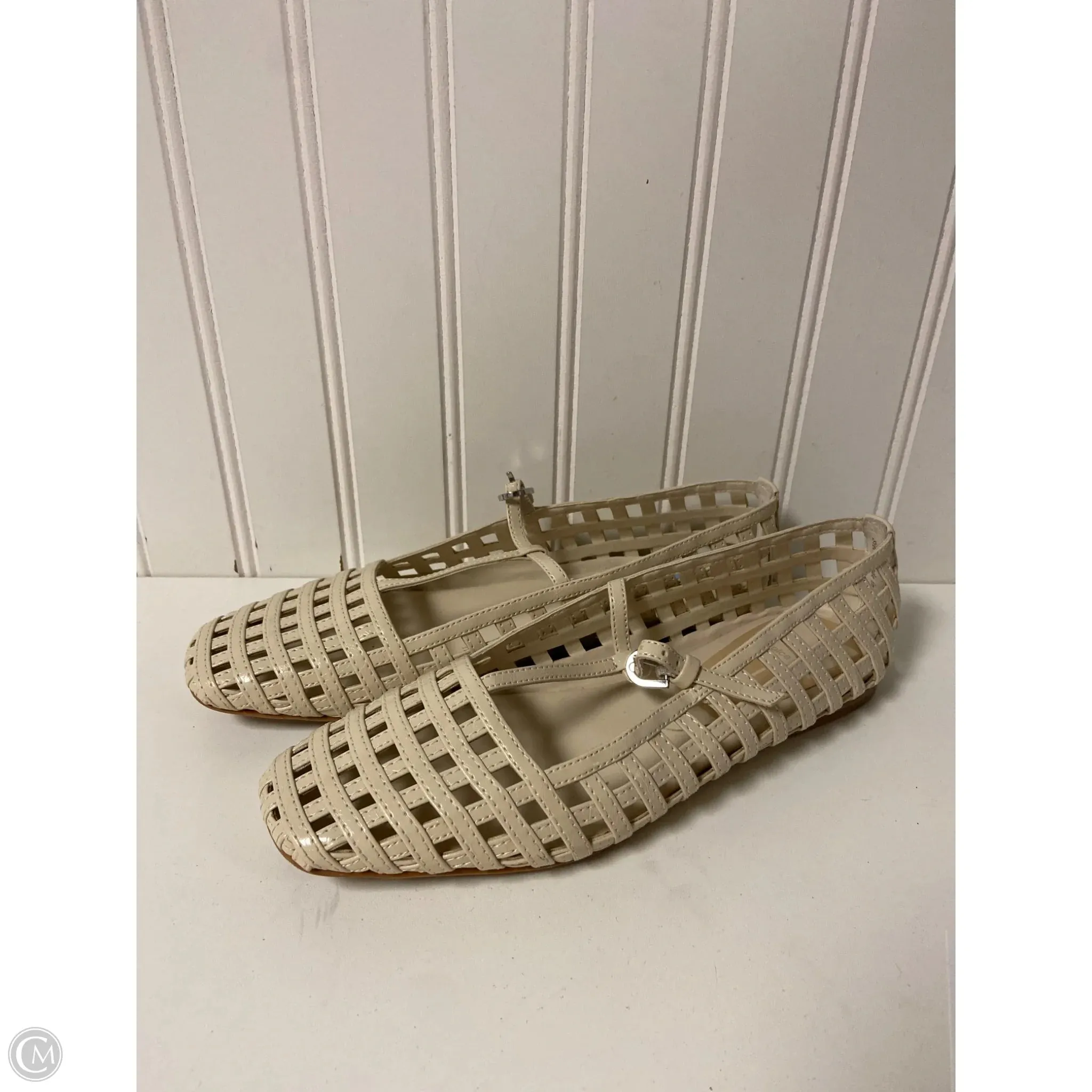Easy Entry Vintage Cool Shoes Flats By Dolce Vita In Cream, Size: 6