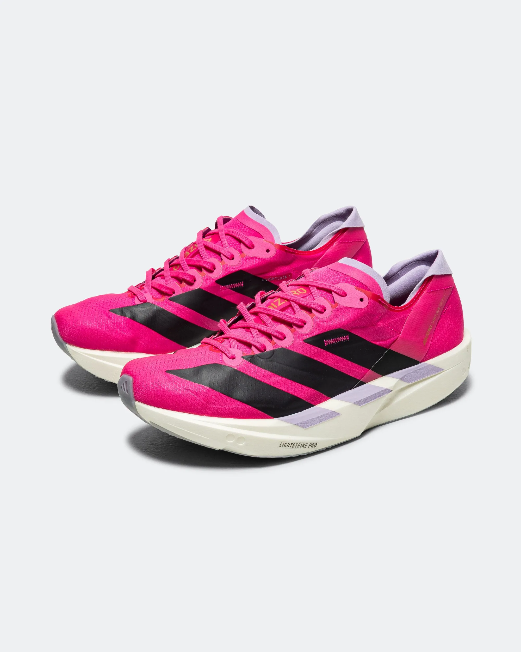 Mobile Steps Style Match Mens Adizero Takumi Sen 11 - Shock Pink/Aurora Black-Powder Plum