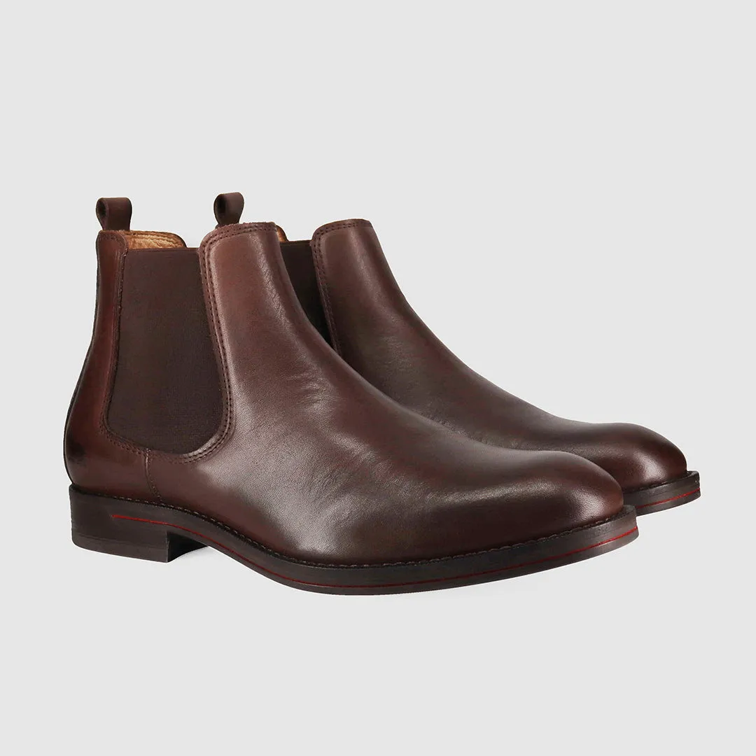 Winner Chelsea Boots Dark Brown ReinforcedToe Urban Explorer
