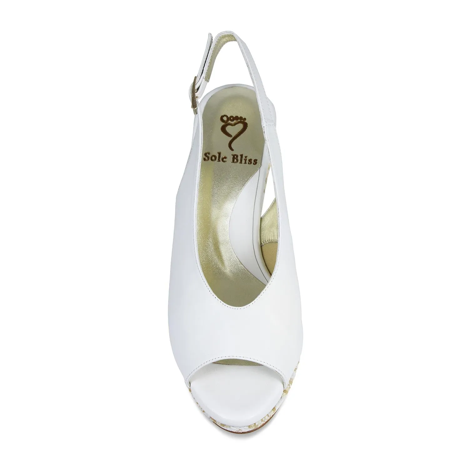 Comfortable Feel Unisex style Winnie: White Leather & Raffia