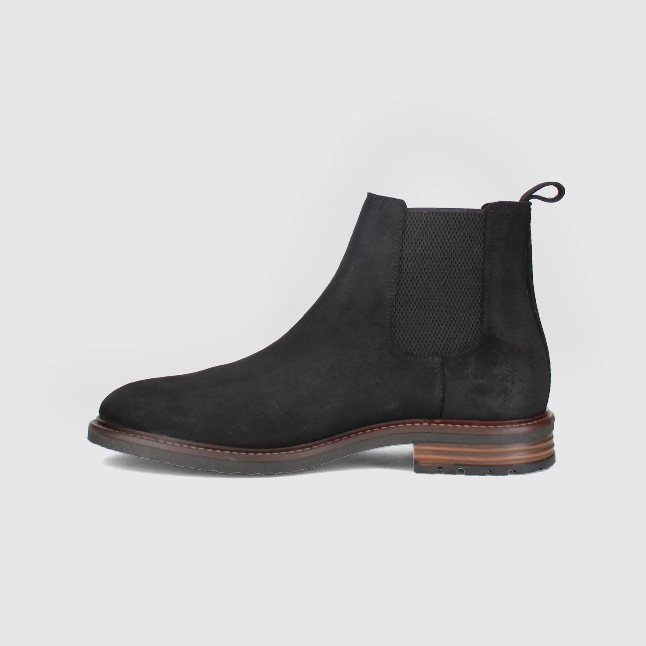 Denim Touch Stylish And Functional Grand Chelsea Boots Black
