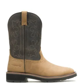 Supportive Wolverine X Jordan Davis Men's Rancher 10" Waterproof Western Boot