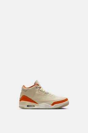Women's Air Jordan 3 Retro "Starfish" Classic Toe Shape Tread Ready