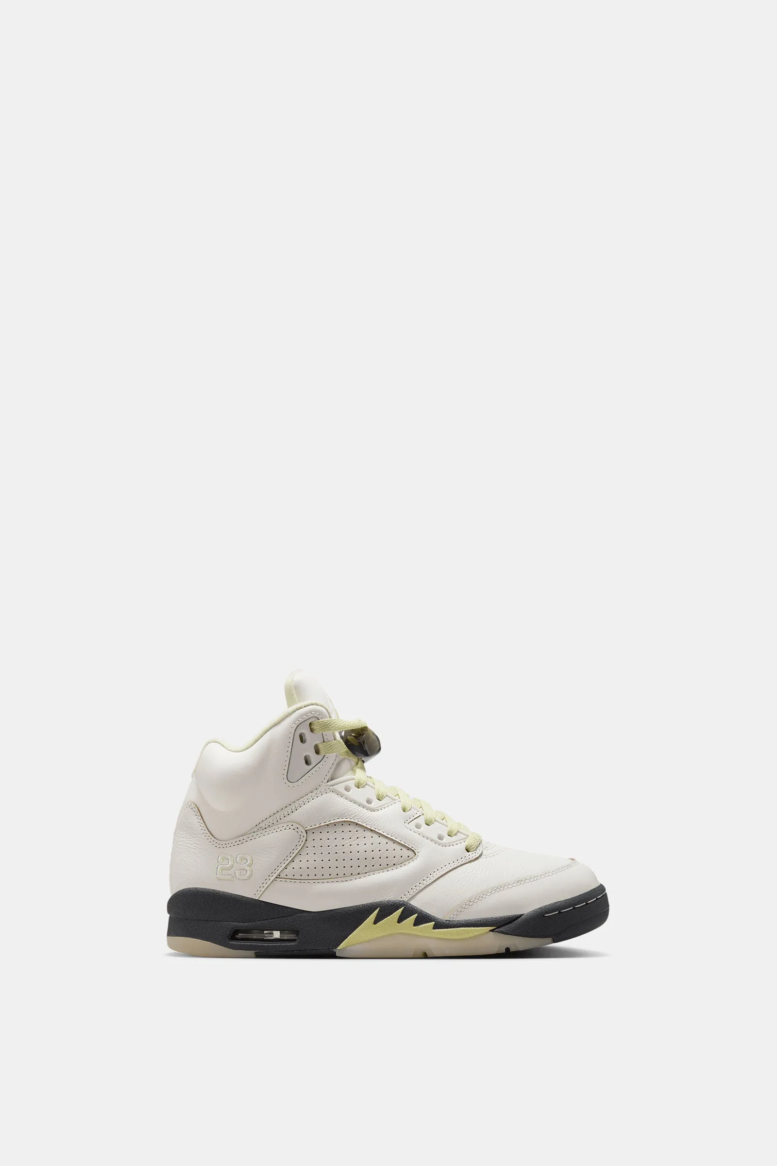 Minimalist Style Women's Air Jordan 5 Retro "Luminous Green and Sail"