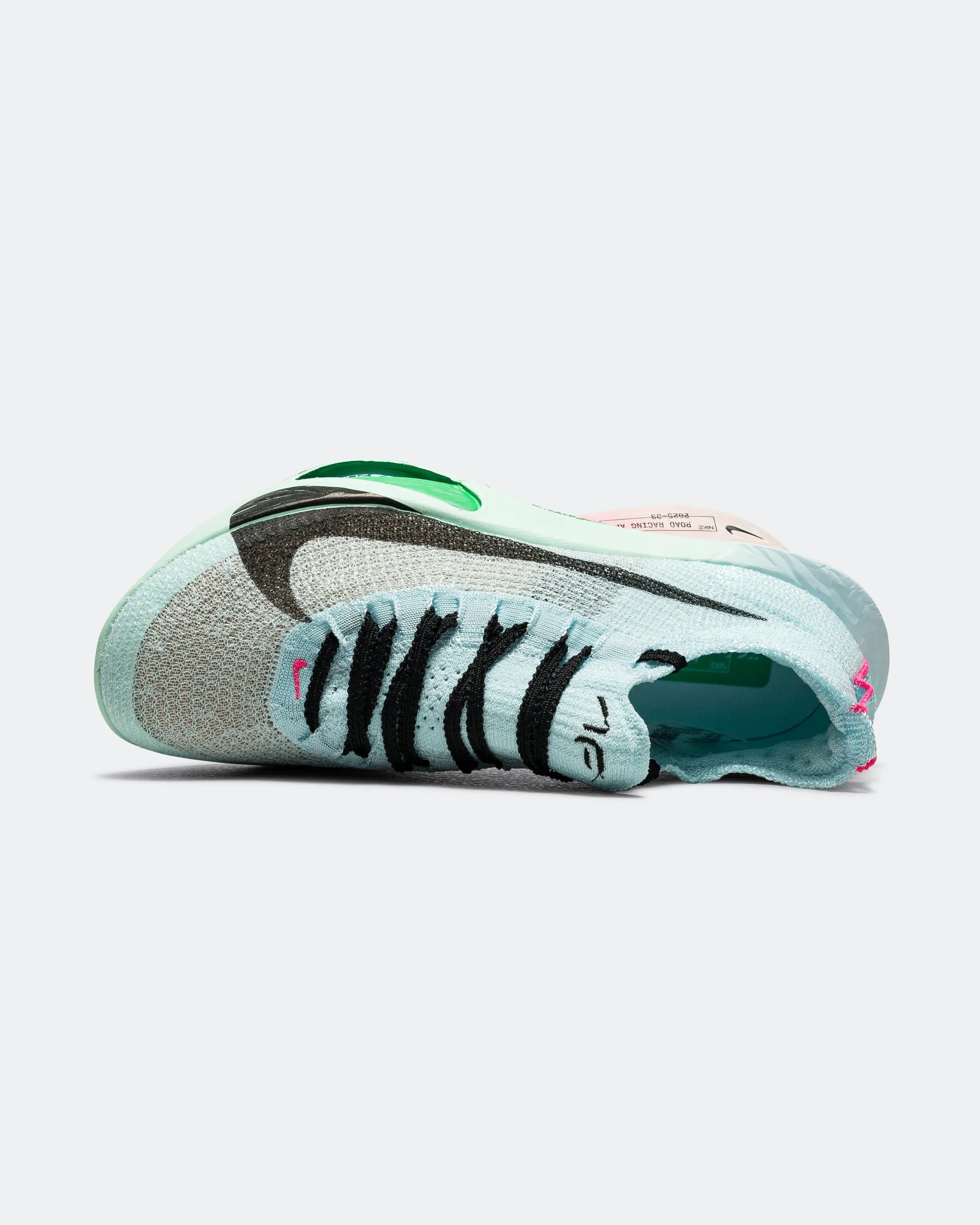 Grass Step Womens Air Zoom Alphafly Next% 3 - Glacier Blue/Black-Mint Foam-Green Shock