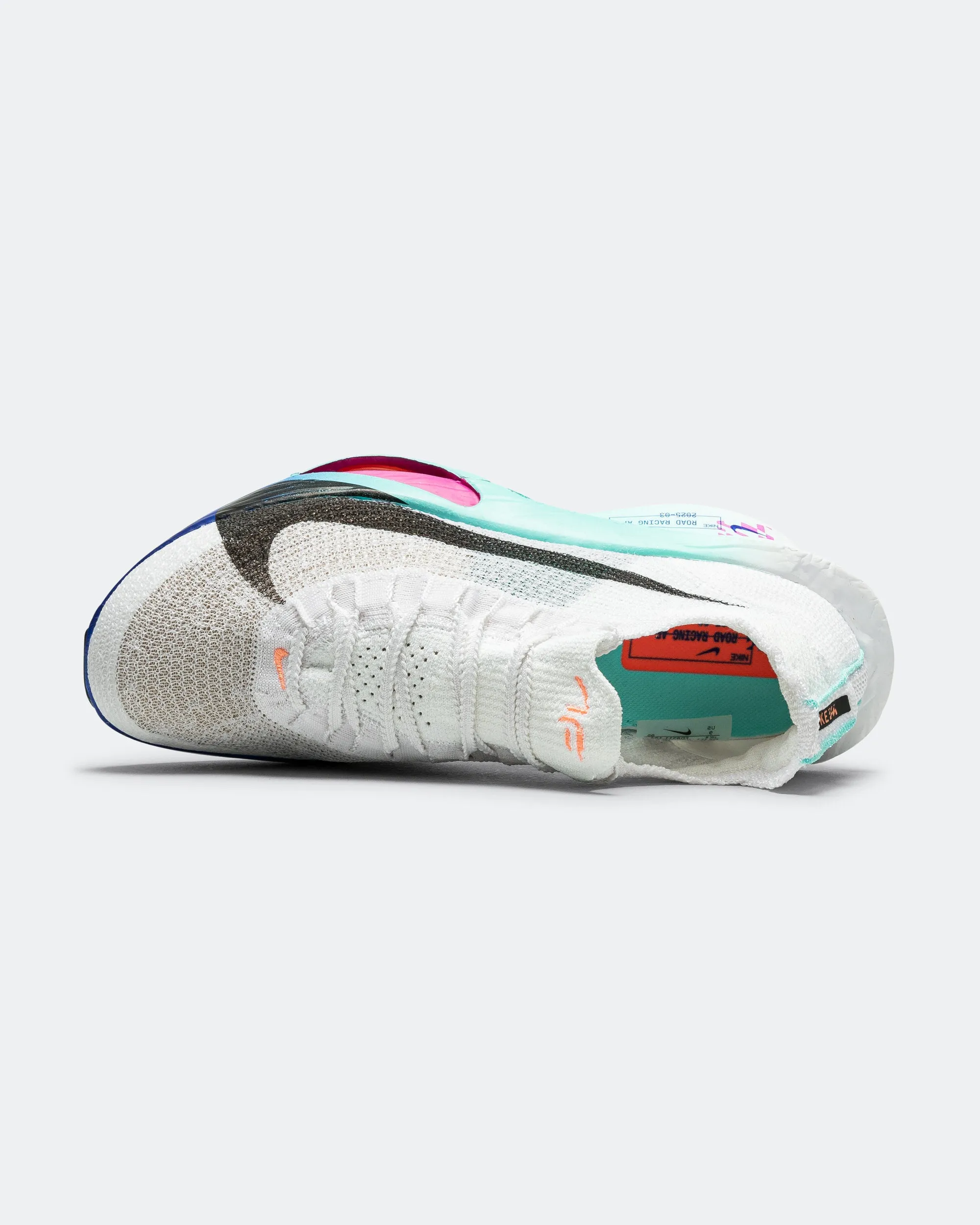 School friendly Womens Air Zoom Alphafly Next% 3 - White/Black-Hyper Turquoise-Concord