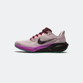 Womens Air Zoom Pegasus 41 'Faith Kipyegon Breaking4' - Plum/Fuchsia-Burgundy hook and loop closure