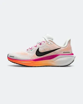 Womens Air Zoom Pegasus 41 - White/Black-Fire-Pink-Orange Pulse City Tour