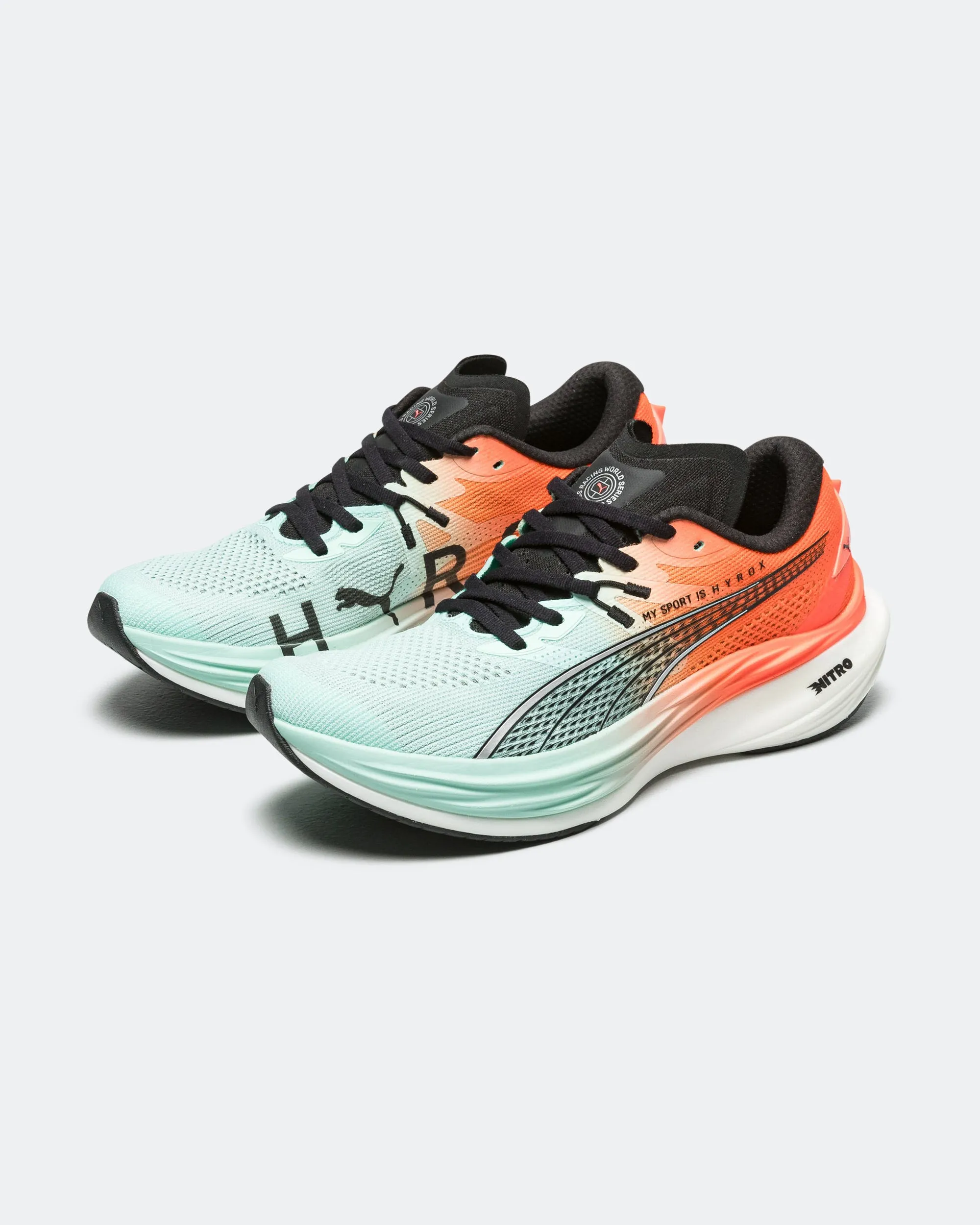 Street Cool Womens Deviate NITRO 3 HYROX - Glowing Red/Mint Melt