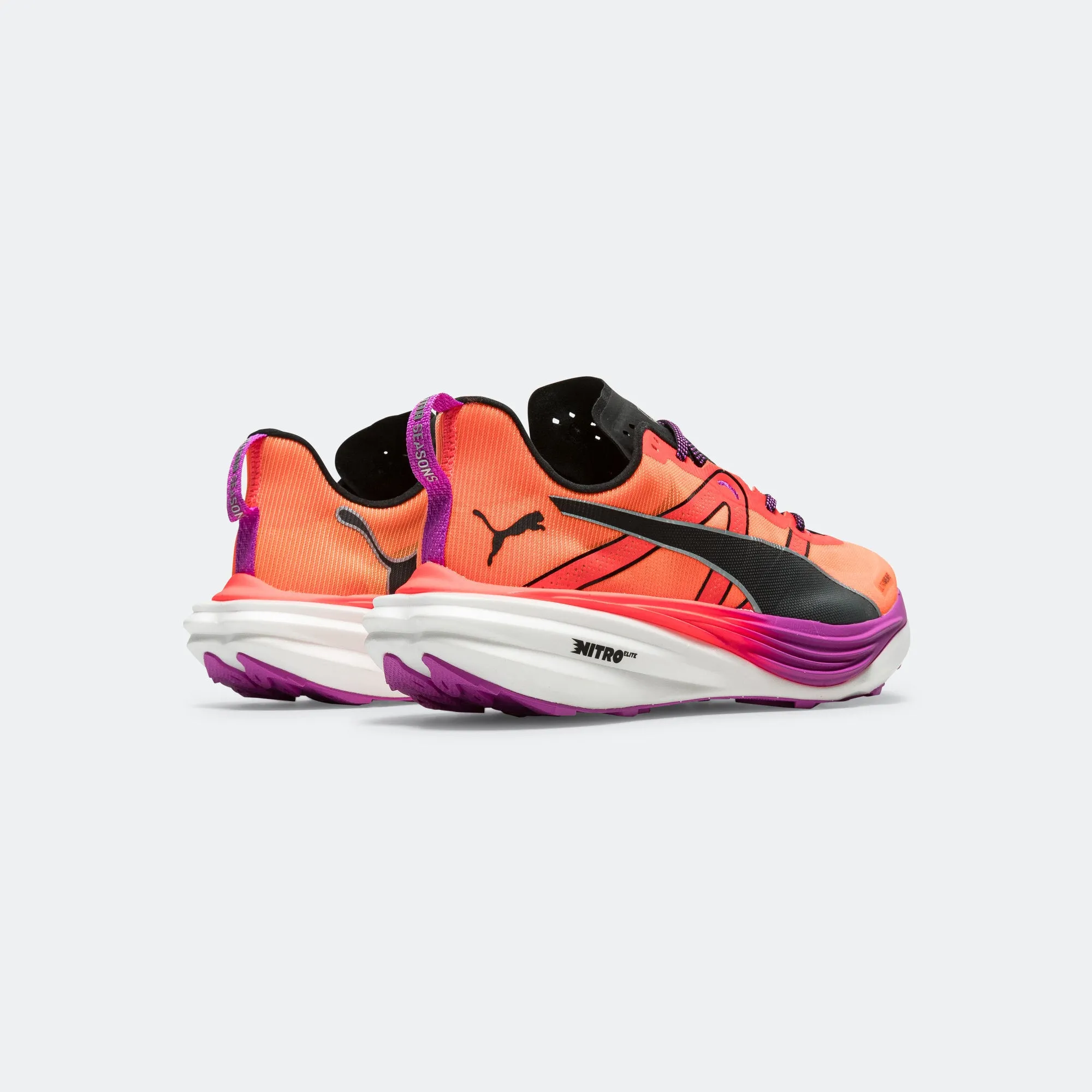 Built Soft Womens Deviate NITRO Elite Trail - Glowing Red/Pure Magenta