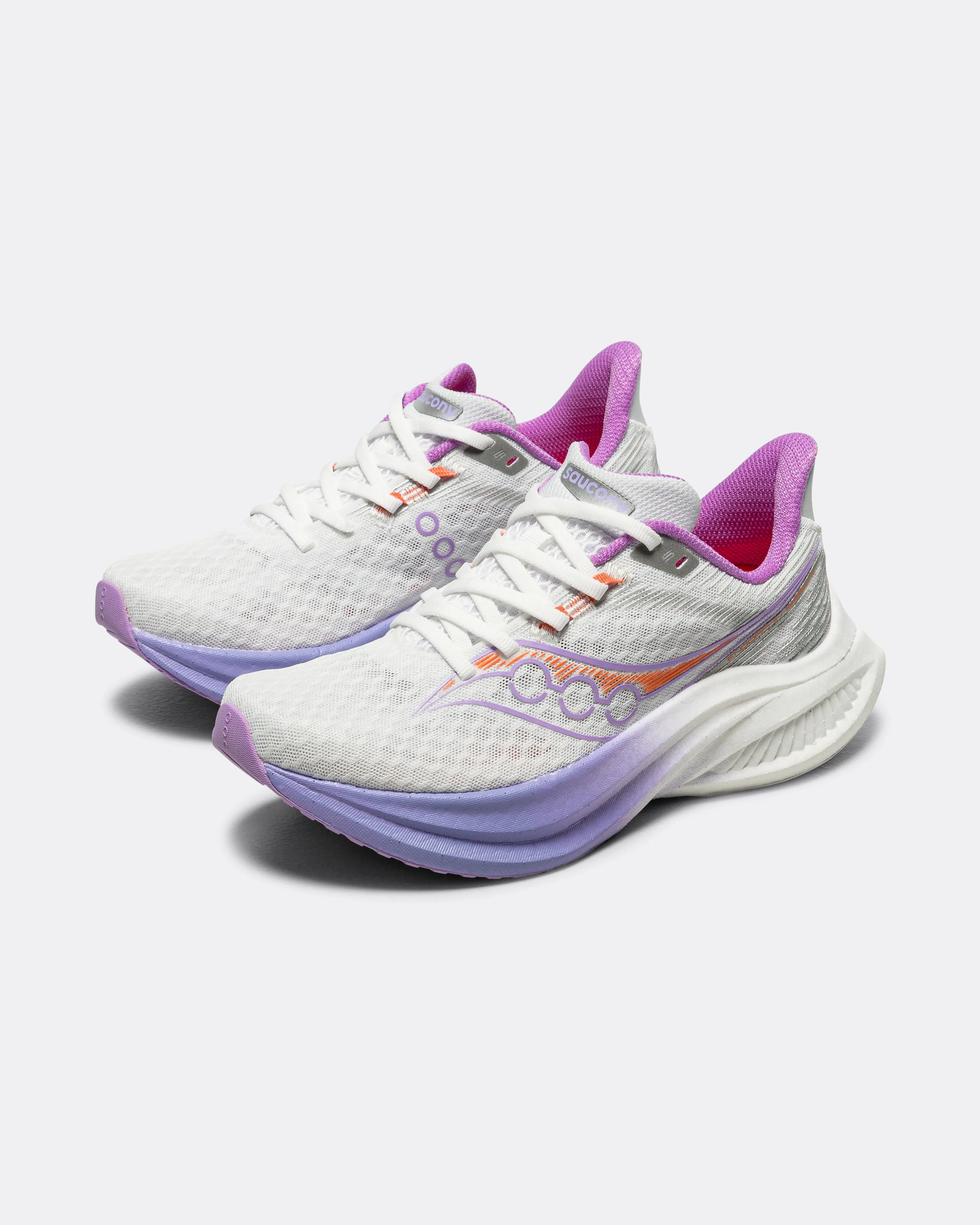 Womens Endorphin Speed 5 - White/Crocus Classic Fit