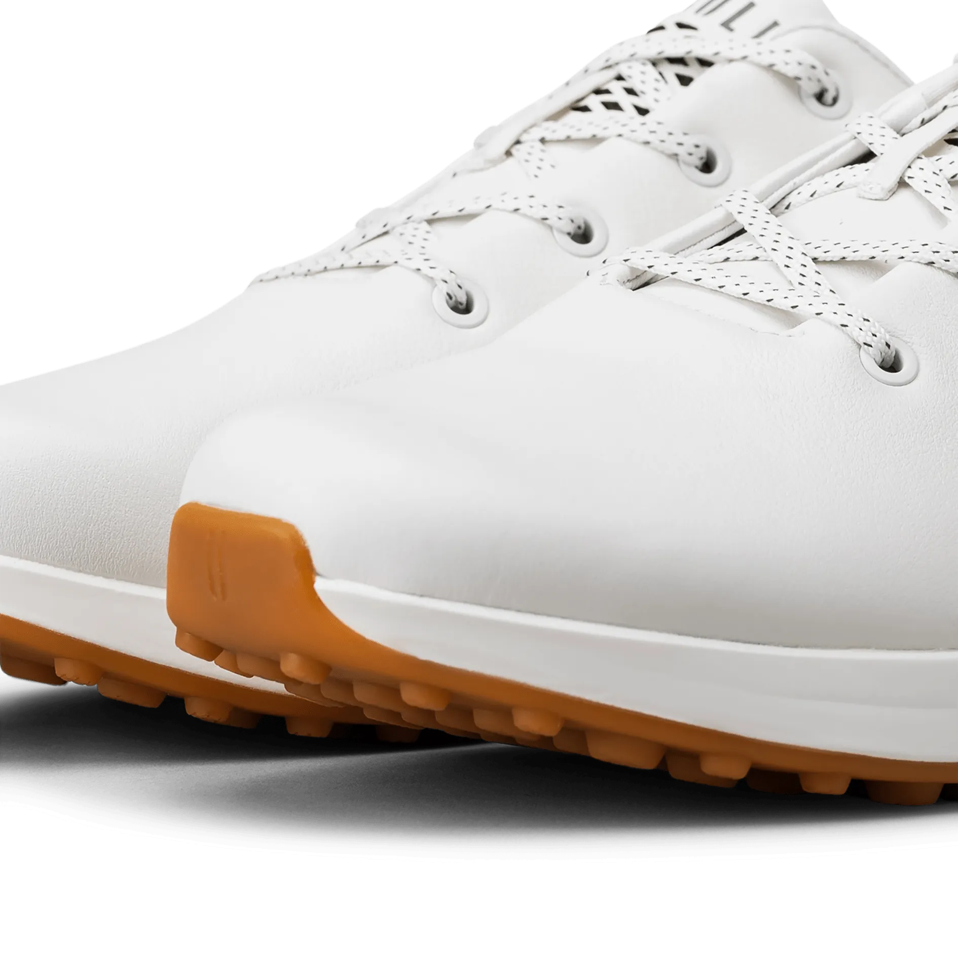 Women's Leather Golf Shoe Zip Design Padded Feel