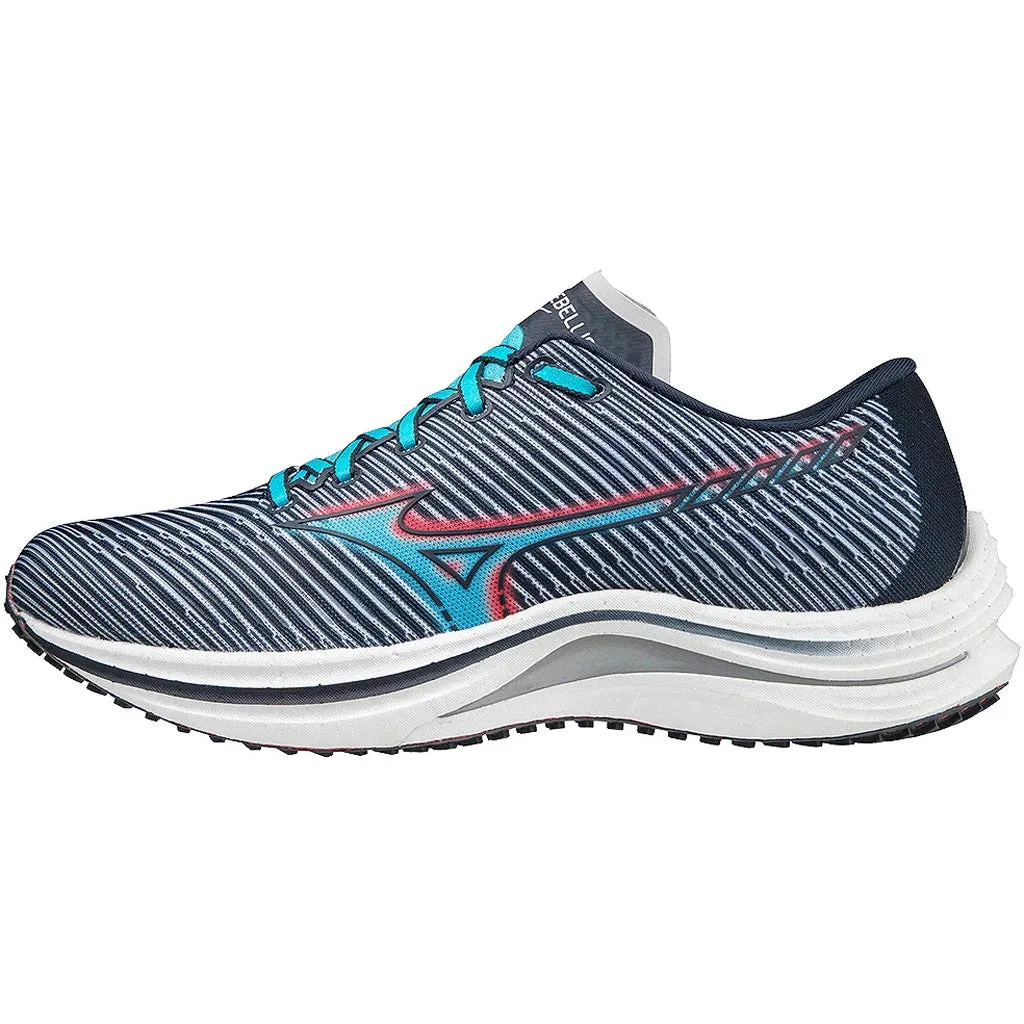 personalized shoes Women's Mizuno WAVE REBELLION India Ink - Scuba Blue