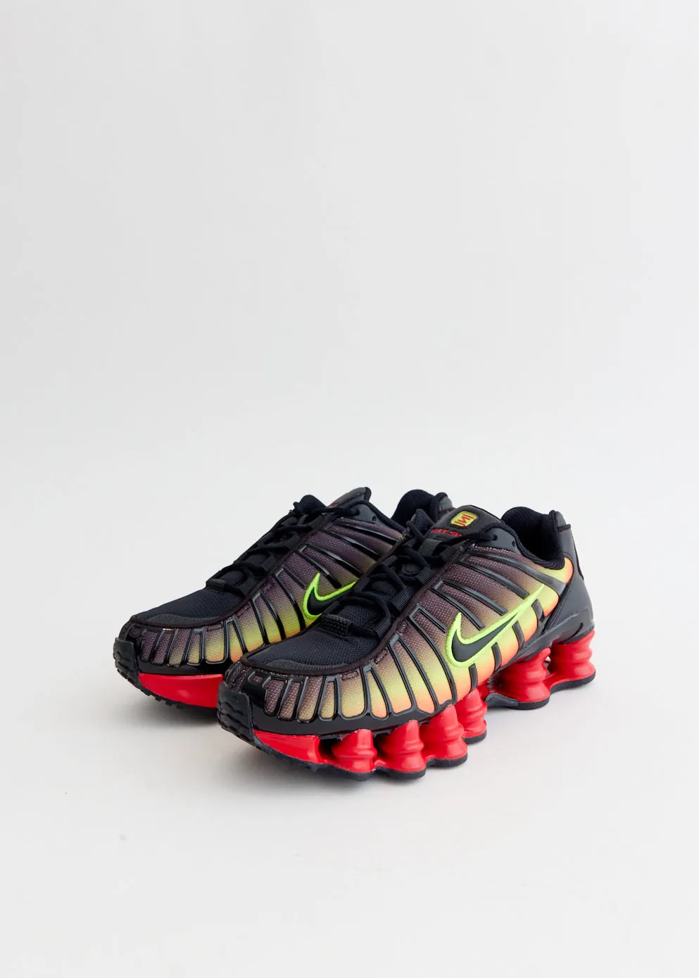 Women's Shox TL 'Volt Fire Red' Sneakers Morning Walk Streetwear Style