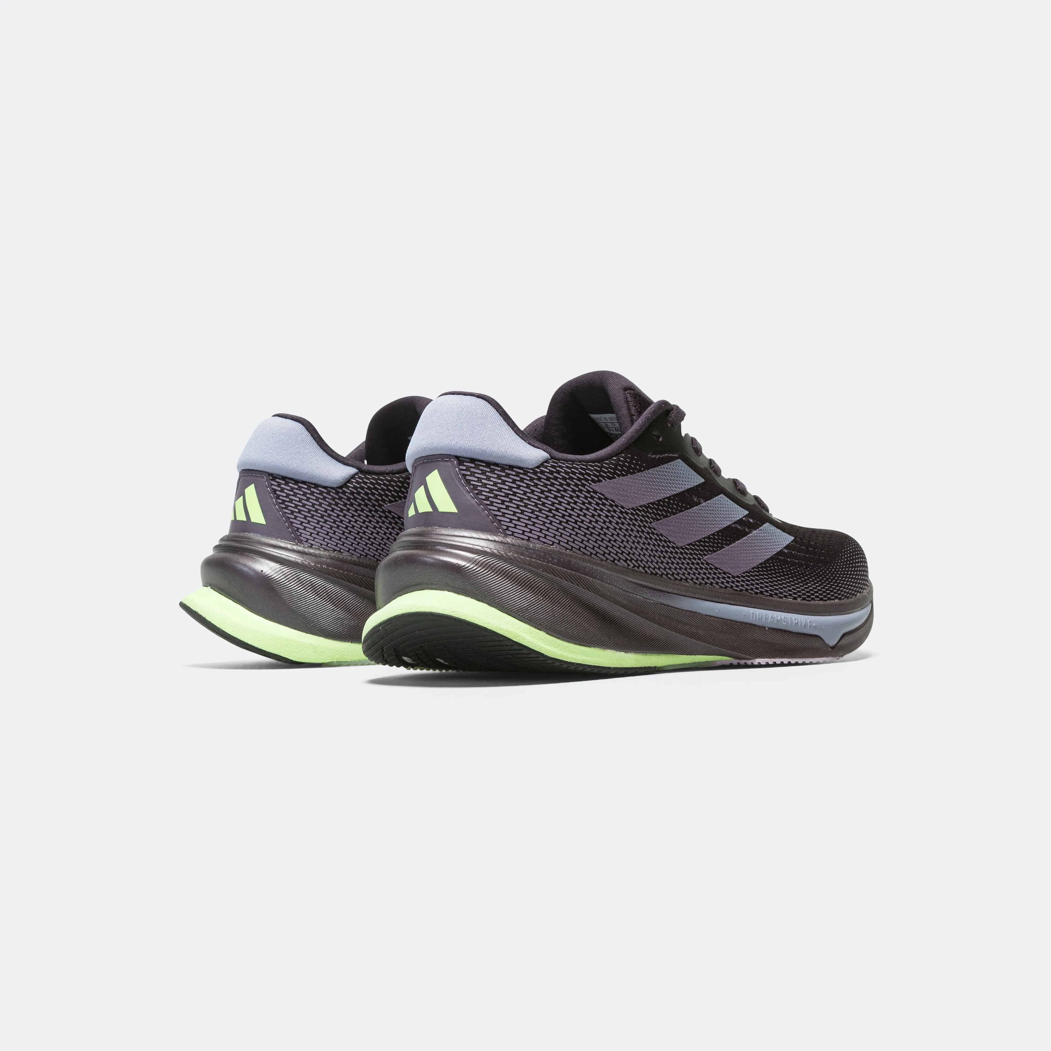 Womens Supernova Rise - Aurora Black/Violet-Green Spark Reinforced Seams ElasticMaterial