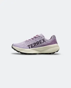 Womens Terrex Agravic Speed - Powder Plum/Aurora Plum-Lucid Red Parent Jog