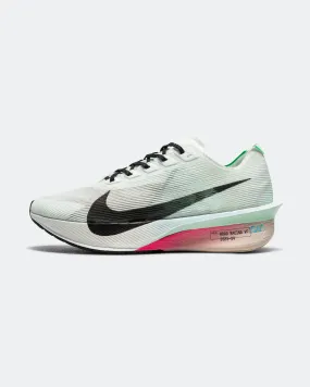 Womens ZoomX Vaporfly Next% 4 - White/Black-Hyper Pink-Mint Foam Street Walk