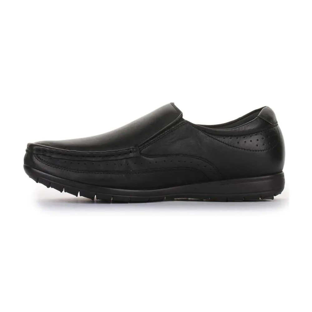 Healers Formal (Black) Slip-On Loafers Shoes For Men FL-1415 By Liberty Basic Comfort Control Look