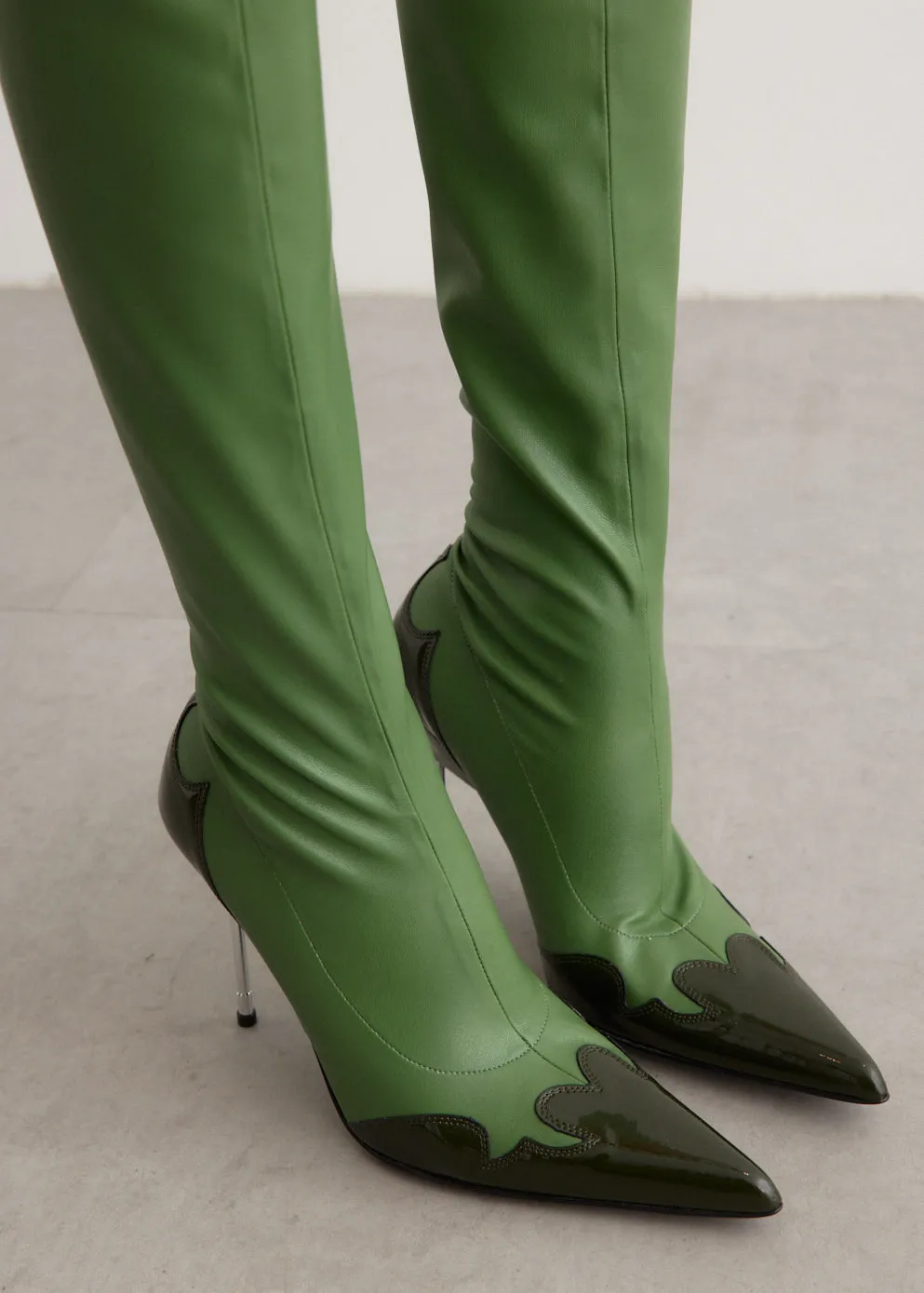 Sidewalk Walk Air Zone x Gia Borghini Charleston Boots