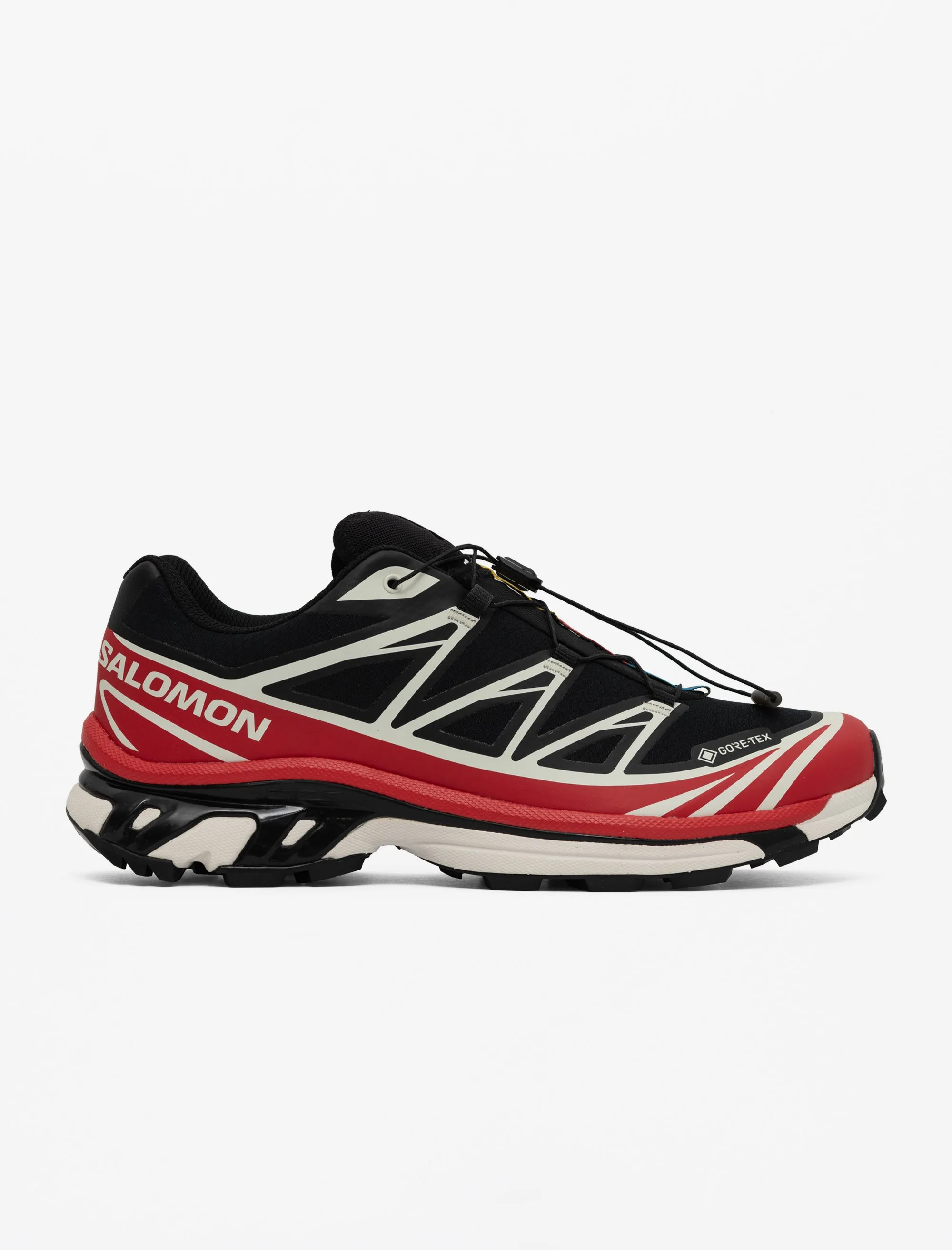 XT-6 GTX (Black/Flame Scarlet/Vanilla Ice) Soft Focus Responsive cushioning